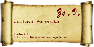Zsilavi Veronika névjegykártya